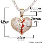 Broken Heart Pedant