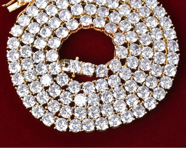 Tennis Chain Necklace Jewelry Iced Out