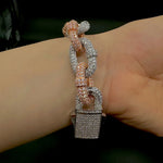 Bracelet Box Cuban Link Spring Clasp