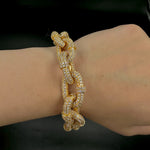 Bracelet Box Cuban Link Spring Clasp