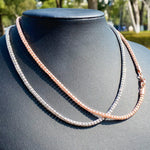 Round Snake Link Necklace