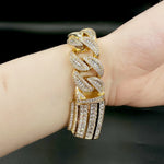 Iced Out Miami Cuban Link Bracelet