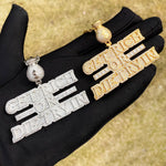 Iced Out G.R.O.D.T Necklace Pendant