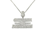 Iced Out G.R.O.D.T Necklace Pendant