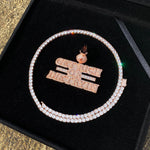 Iced Out G.R.O.D.T Necklace Pendant