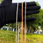 Round Snake Link Necklace
