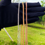 Round Snake Link Necklace