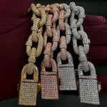 Bracelet Box Cuban Link Spring Clasp