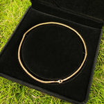 Round Snake Link Necklace