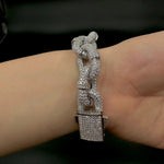 Bracelet Box Cuban Link Spring Clasp