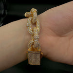 Bracelet Box Cuban Link Spring Clasp